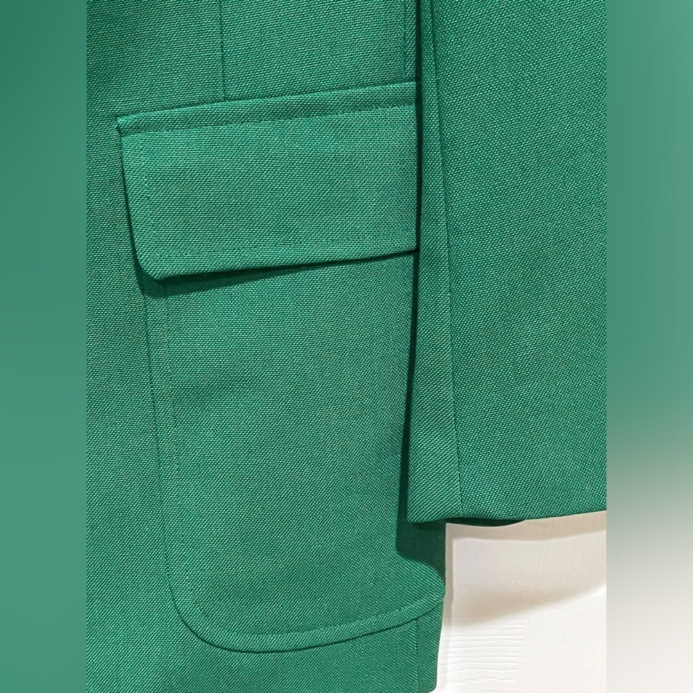 Chaps BY RALPH LAUREN VINTAGE,MASTERS EQUESTRIAN GOLD BUTTON JACKET GREEN SZ 36R - Picture 9 of 13